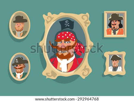 Pirate leaders Portrait Gallery