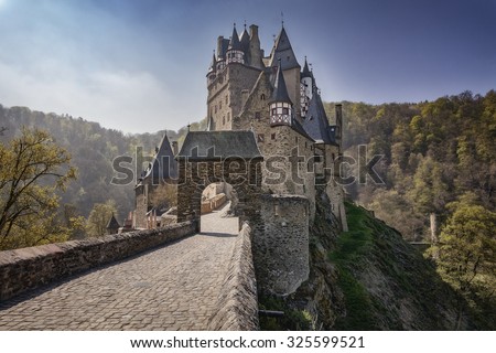 Castle Eltz - one of the most famous and beautiful castles in Germany.