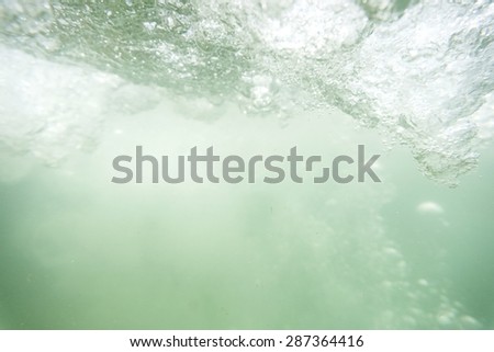 abstract Background of under the ocean : looking up to see the sky