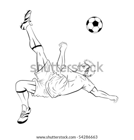 Sketch Soccer Player