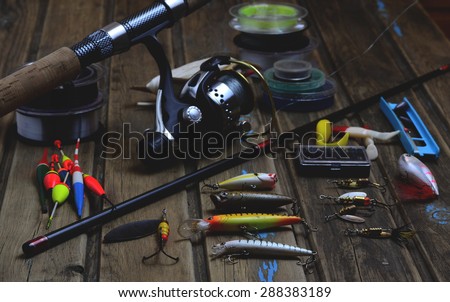 Free Photos  Image images of fishing tools such as lures and reels