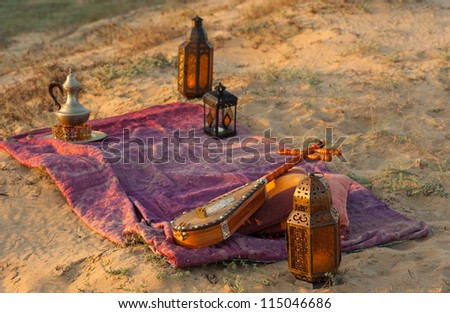 Still life with traditional north African objects