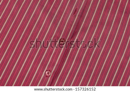 Detail take of a striped cotton shirt fabric