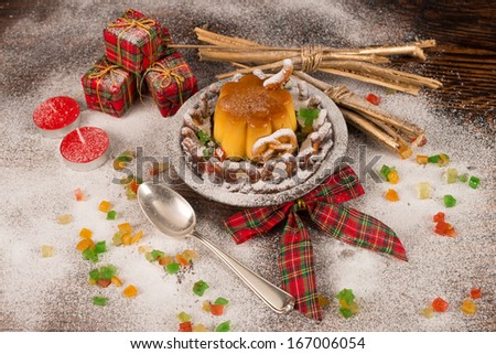 Christmas dessert for kids in the shape of a house
