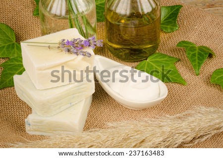 Natural soap and moisturizer based on essential oils
