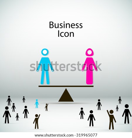 Abstract composition, manage human resource, family relation image, people icon, business backdrop, company visual logo, news article, couple, man vs woman power, elections, EPS 10 vector
