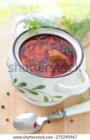 Red soup \