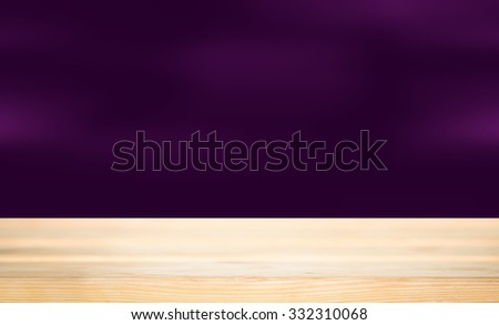 A simple and classy of a wooden floor or platform with a plain background.