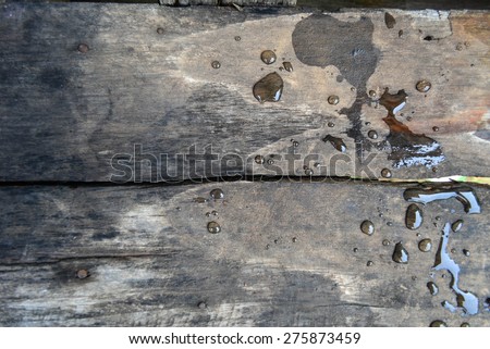 Old wooden background for text