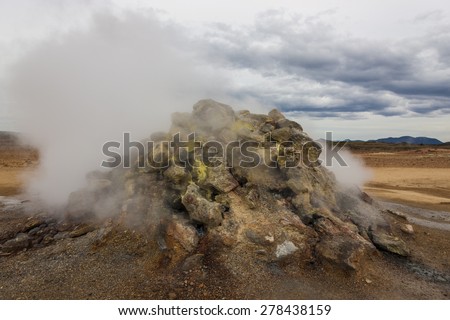 Sulphurous Volcano / Iceland