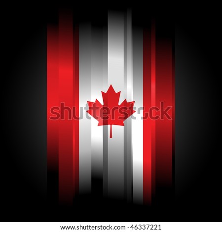 images of canada flag. Abstract Canada Flag on