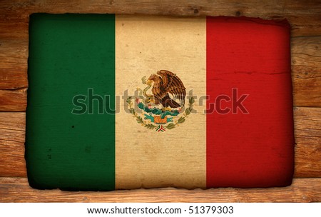 mexico flag blank