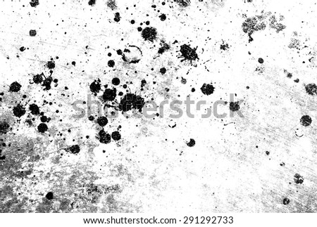 Blood splash grunge texture background or Abstract spatter grunge black and white color cement. Dare and fun. High quality. Close up