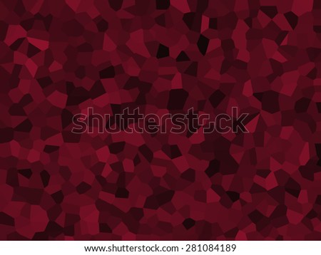 Bright red background with reflection