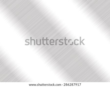 Metal background or texture of brushed stainless steel plate with reflections
