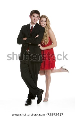 formal couple poses