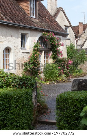 Montresor the charming small country town in the valley of Loire