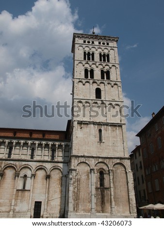 San Michele in Foro is a Roman Catholic basilica church in Lucca. It was built over the former Roman forum. It is dedicated to Archangel Michael.