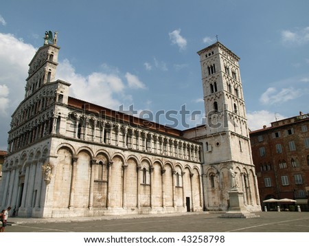 San Michele in Foro is a Roman Catholic basilica church in Lucca. It was built over the former Roman forum. It is dedicated to Archangel Michael