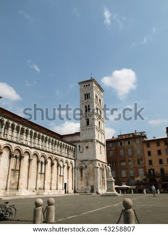 San Michele in Foro is a Roman Catholic basilica church in Lucca. It was built over the former Roman forum. It is dedicated to Archangel Michael