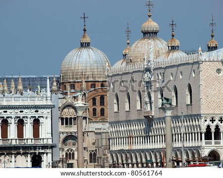 Seaview of Piazzetta, San Marco and The Doge\'s Palace, Venice