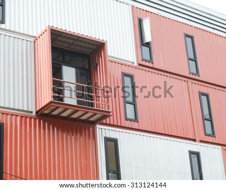 container home with window
