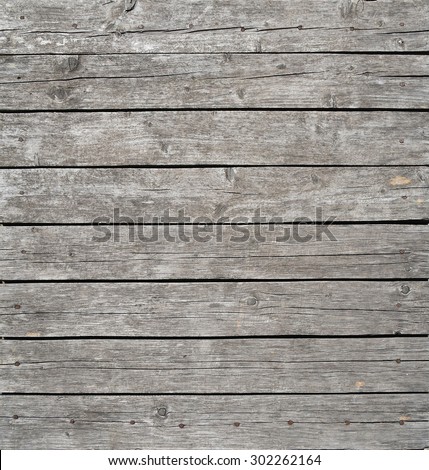 Square old vintage rustic aged antique wooden sepia panel with horizontal gaps, planks and chinks