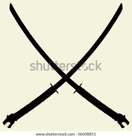 Kurosaki Ichigo Stock-vector-samurai-katana-vector-36608851