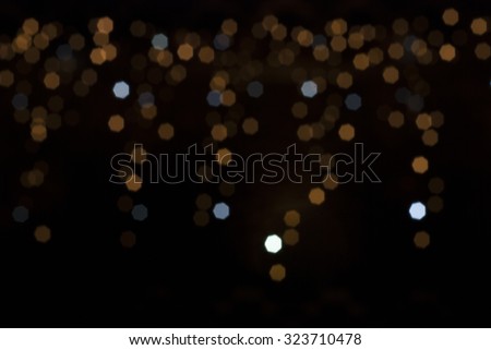 abstract background bokeh obtained when shooting at night the city lights