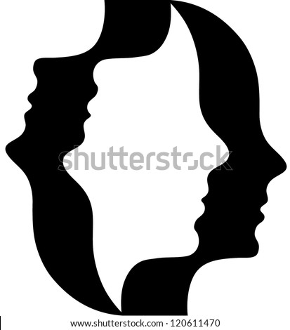 Face To Face Stock Vector 120611470 : Shutterstock