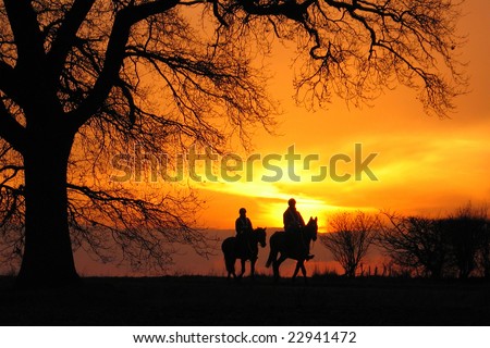 Sunset Horse Ride