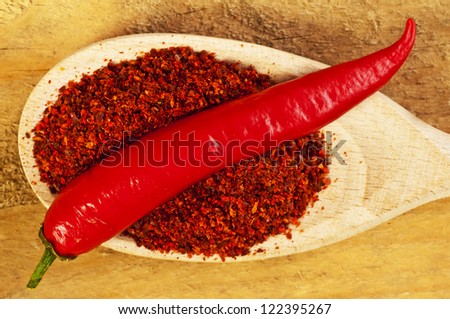 Chili Cayenne with chili powder
