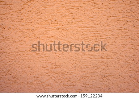 Wall of concrete with brown coating
