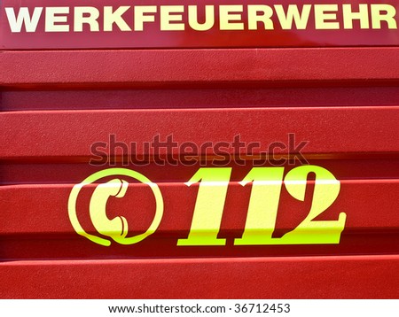 phone number of the German fire department