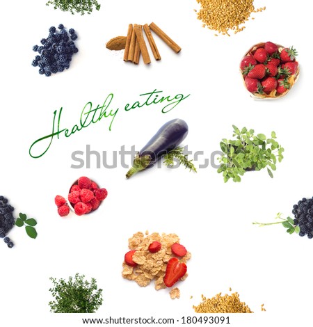 Seamless background with Fruits and veggies  photos