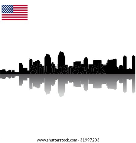 California Flag Silhouette