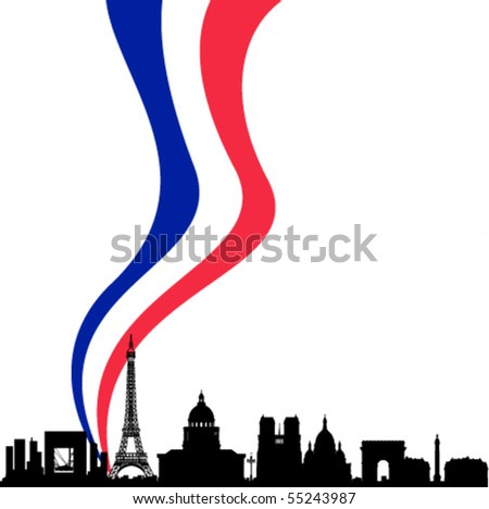 Paris French Flag