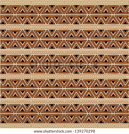 Africa Ethnic Art Pattern Texture Background