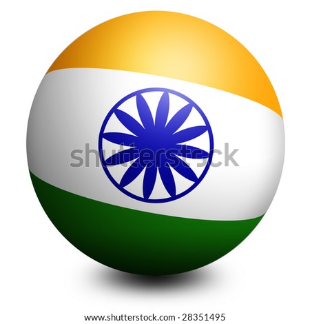 india globe