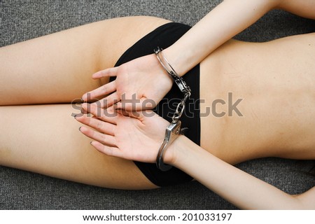 Young woman sexual slave
