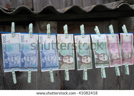 stock photo : lithuanian money