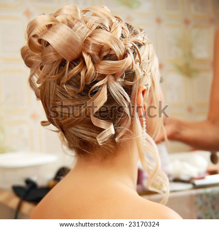 Beautiful wedding hairstyle