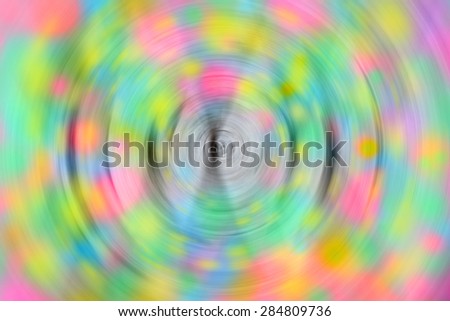Radial metallic colorful circle texture, background