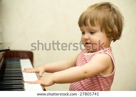 Girl Plays Piano