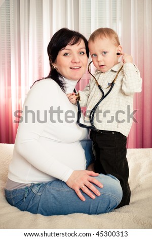 boy plays in the doctor