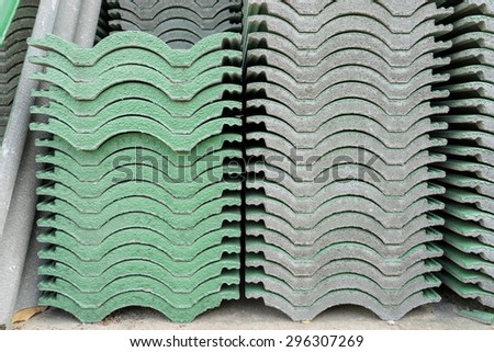 carved roofing materials