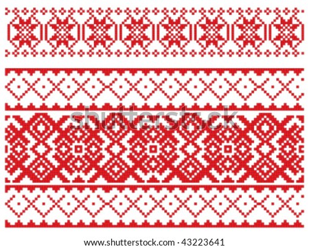 التطريز الروسي Stock-vector-russian-embroidery-pattern-43223641