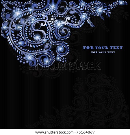 black background patterns. style lack background