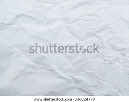 White creased paper rough parch recycled background texture