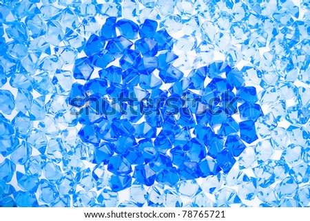 Ice crystal heart